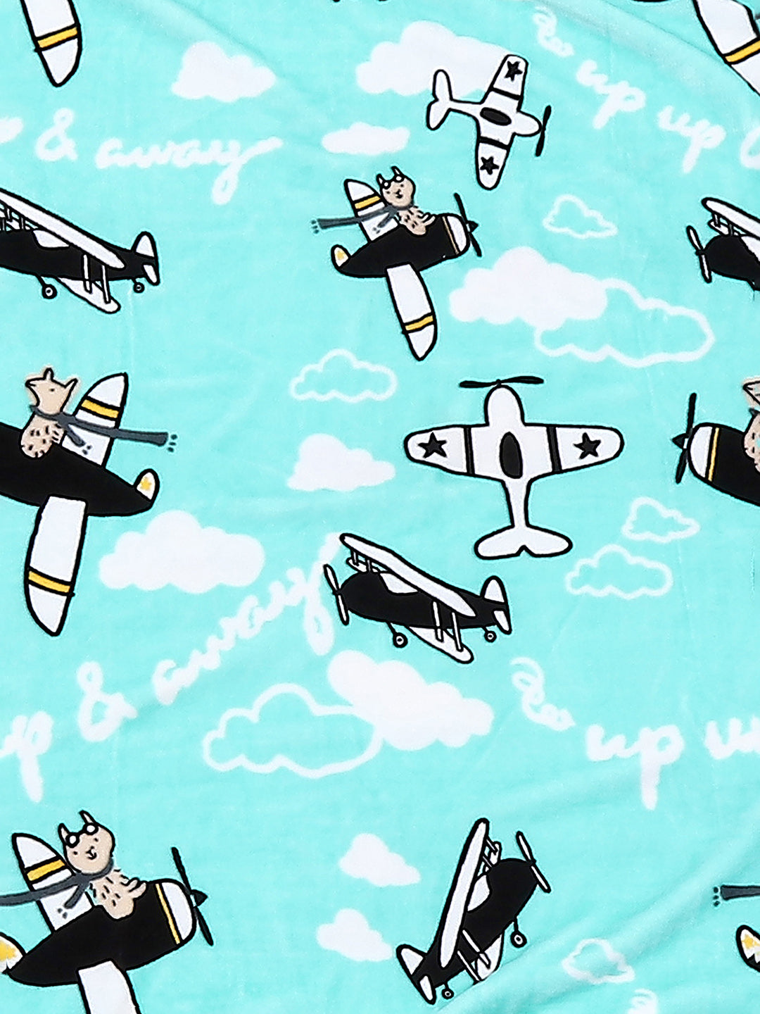 Printed Baby Blanket For Winter 1 Ply, 600 GSM, Weight 1.5 kg (Jackjill)