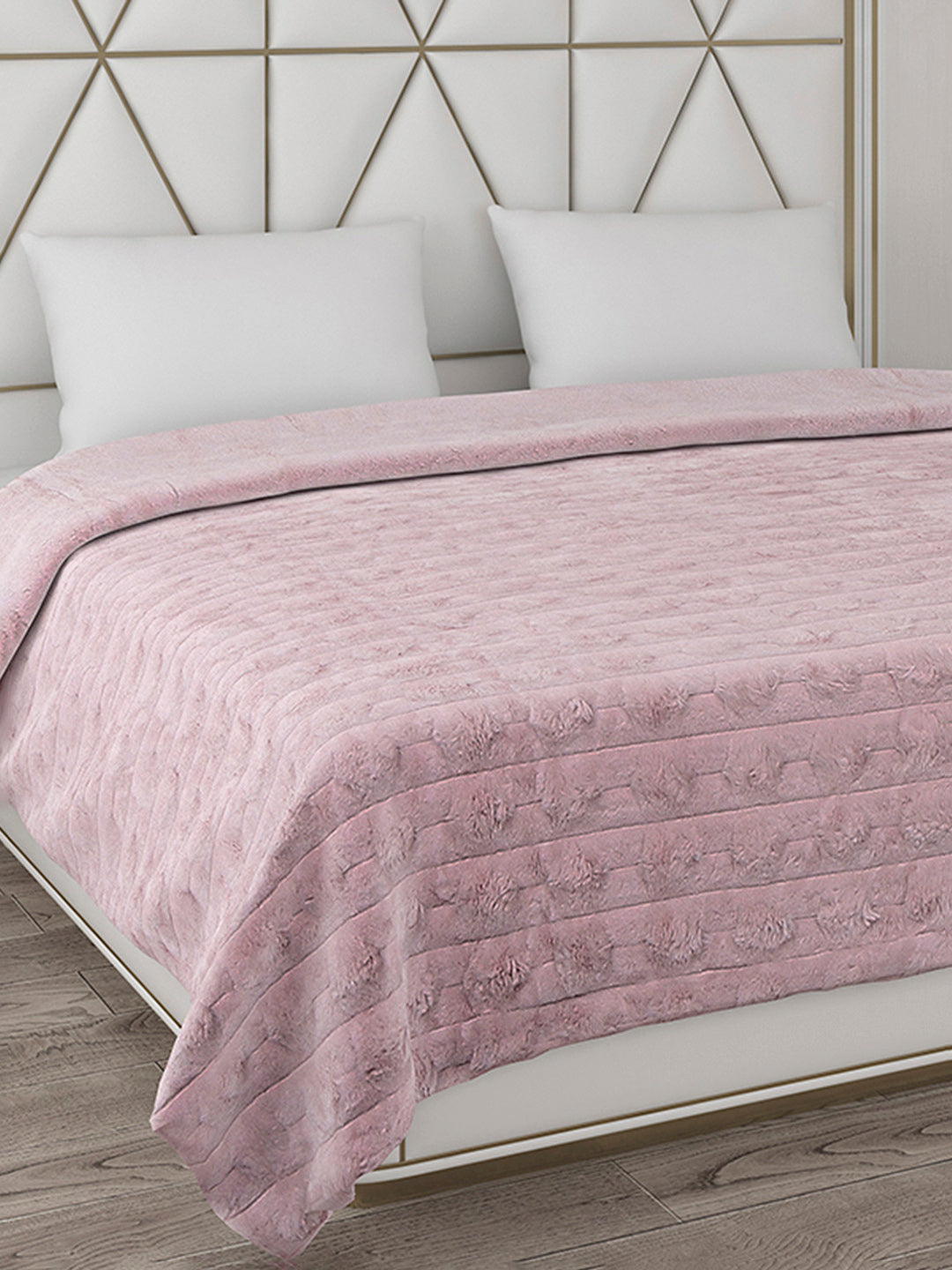 Self Design Double Bed 850 GSM Blanket Orion 2 Ply (Weight 4.5 kg)