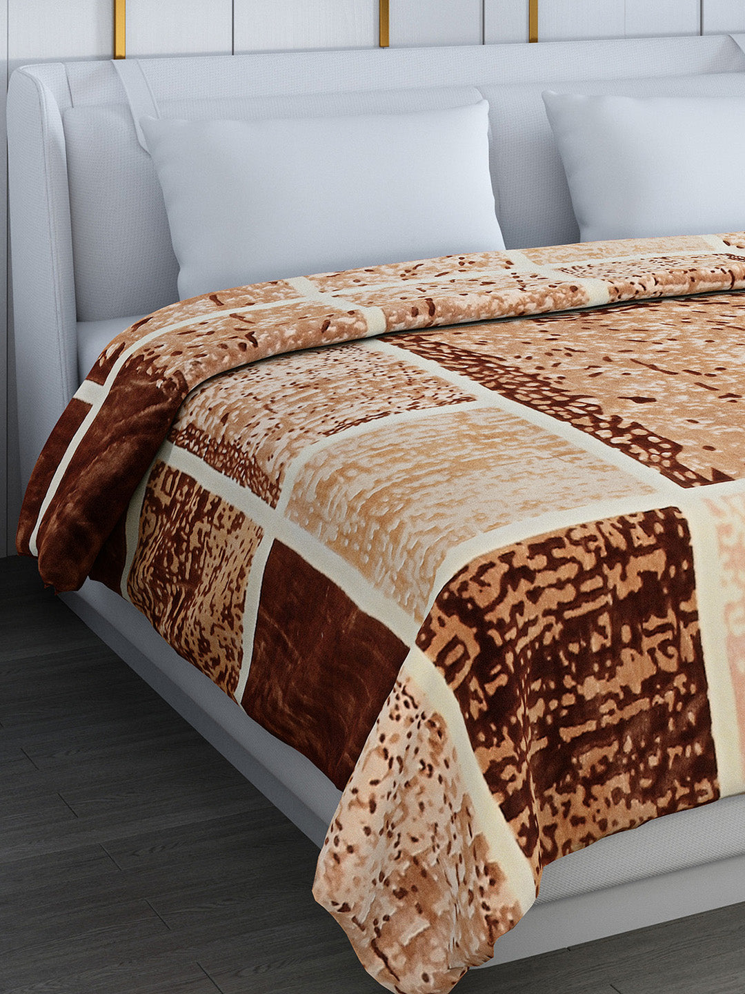 Printed Double Bed 994 GSM Blanket Parker 2 Ply (Weight 5.25 kg)