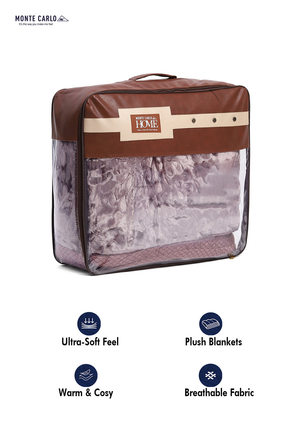 Printed Double Bed 850 GSM Blanket for Heavy Winter -2 Ply (Weight 4.5 kg)