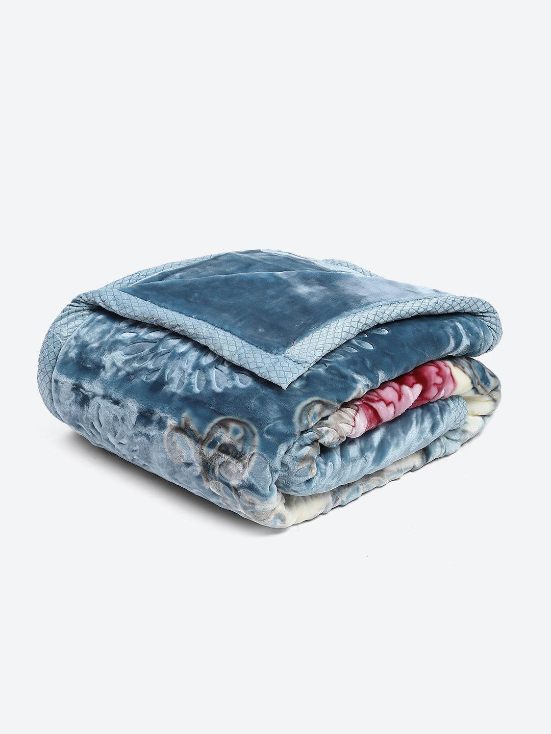 Printed Double Bed 850 GSM Blanket for Heavy Winter -2 Ply (Weight 4.5 kg)