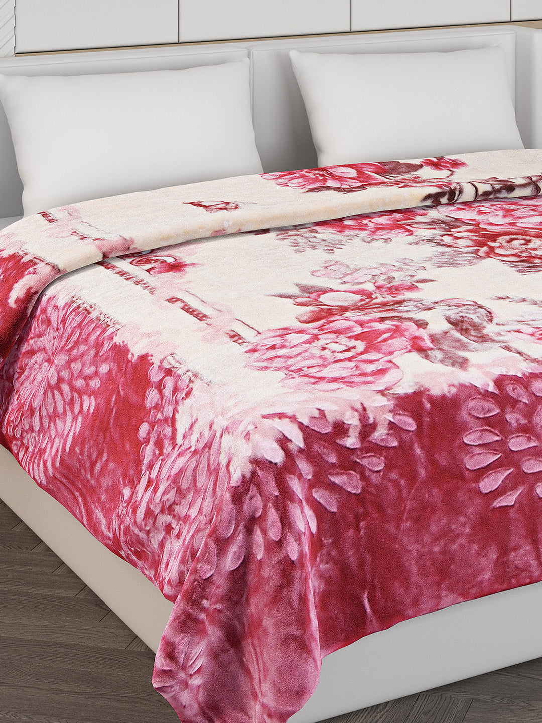 Printed Double Bed 850 GSM Blanket for Heavy Winter -2 Ply (Weight 4.5 kg)