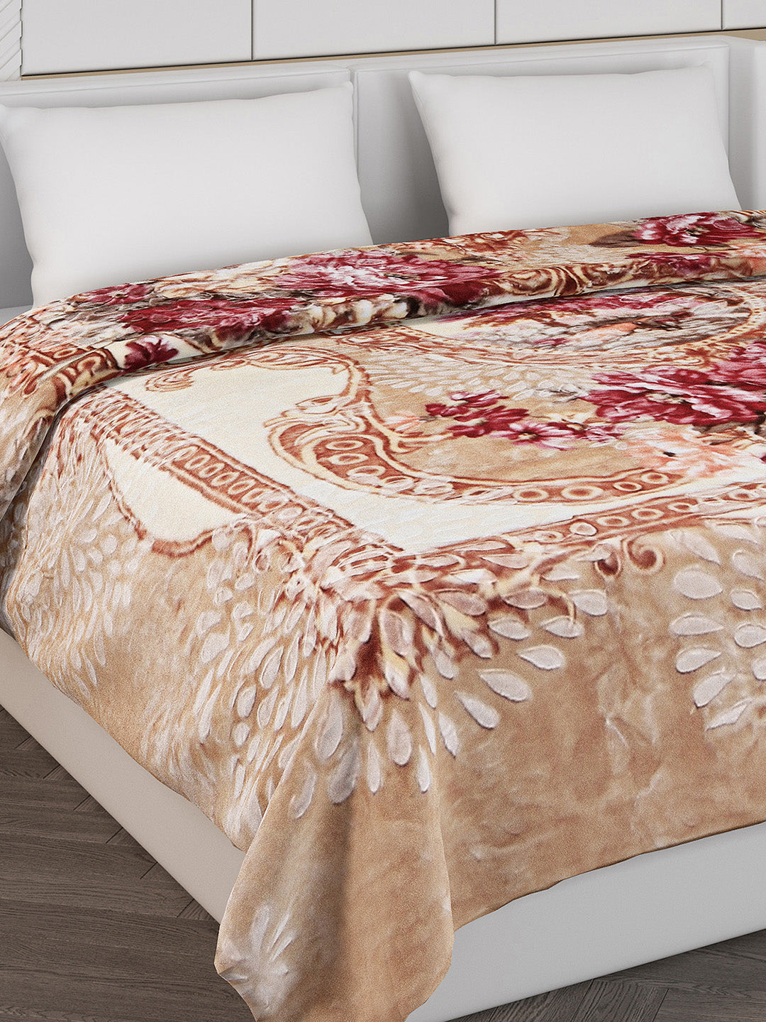 Printed Double Bed 850 GSM Blanket for Heavy Winter -2 Ply (Weight 4.5 kg)
