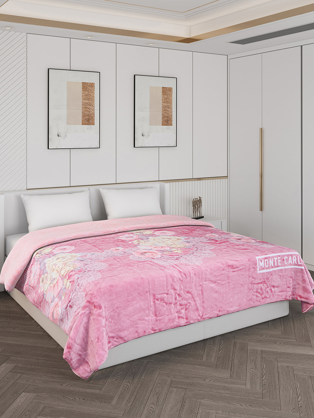 Printed Double Bed 550 GSM Blanket for Mild Winter -2 Ply (Weight 3 kg)