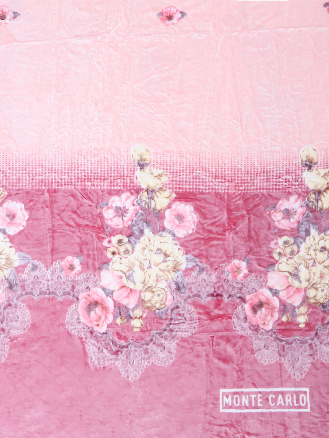 Printed Double Bed 550 GSM Blanket for Mild Winter -2 Ply (Weight 3 kg)