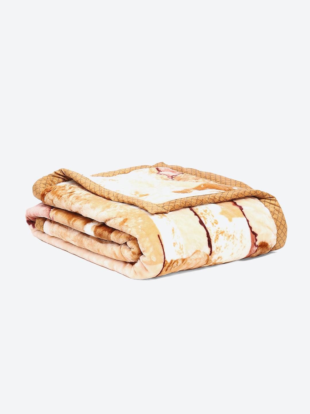 Printed Double Bed Blanket for Mild Winter -2 Ply