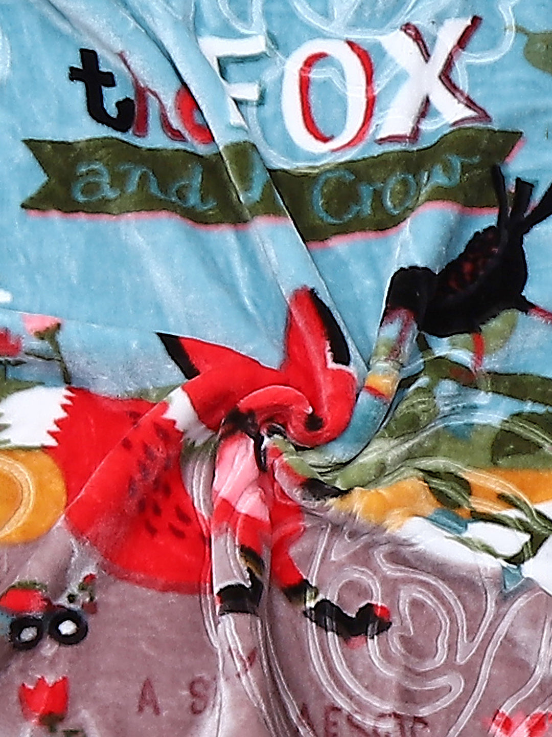Printed Baby Blanket for Mild Winter -1 Ply