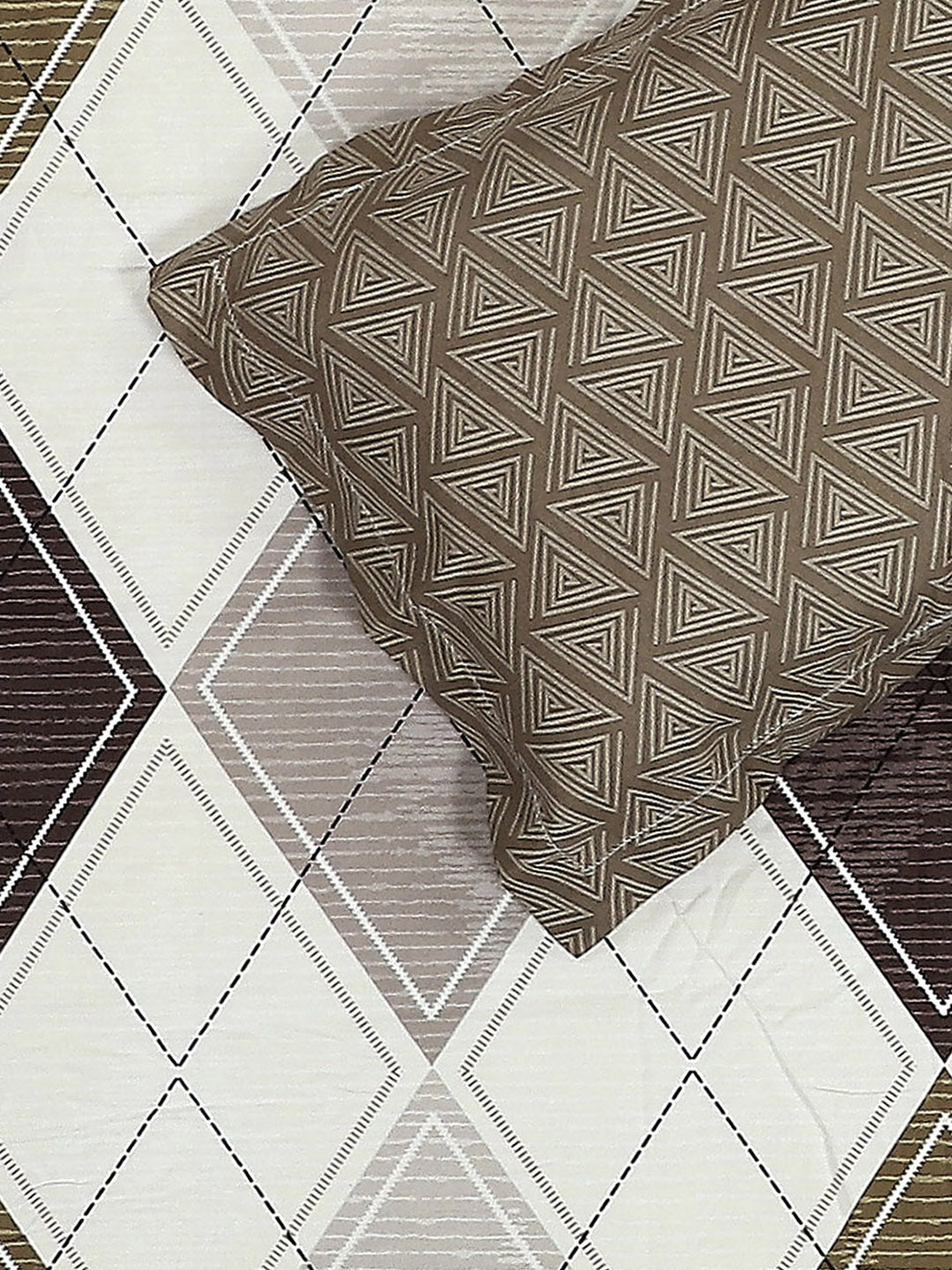 110 GSM Polyester Double Bed 1 Bedsheet with 2 Pillow Covers (Aromatic) - Updated - Updated - Updated
