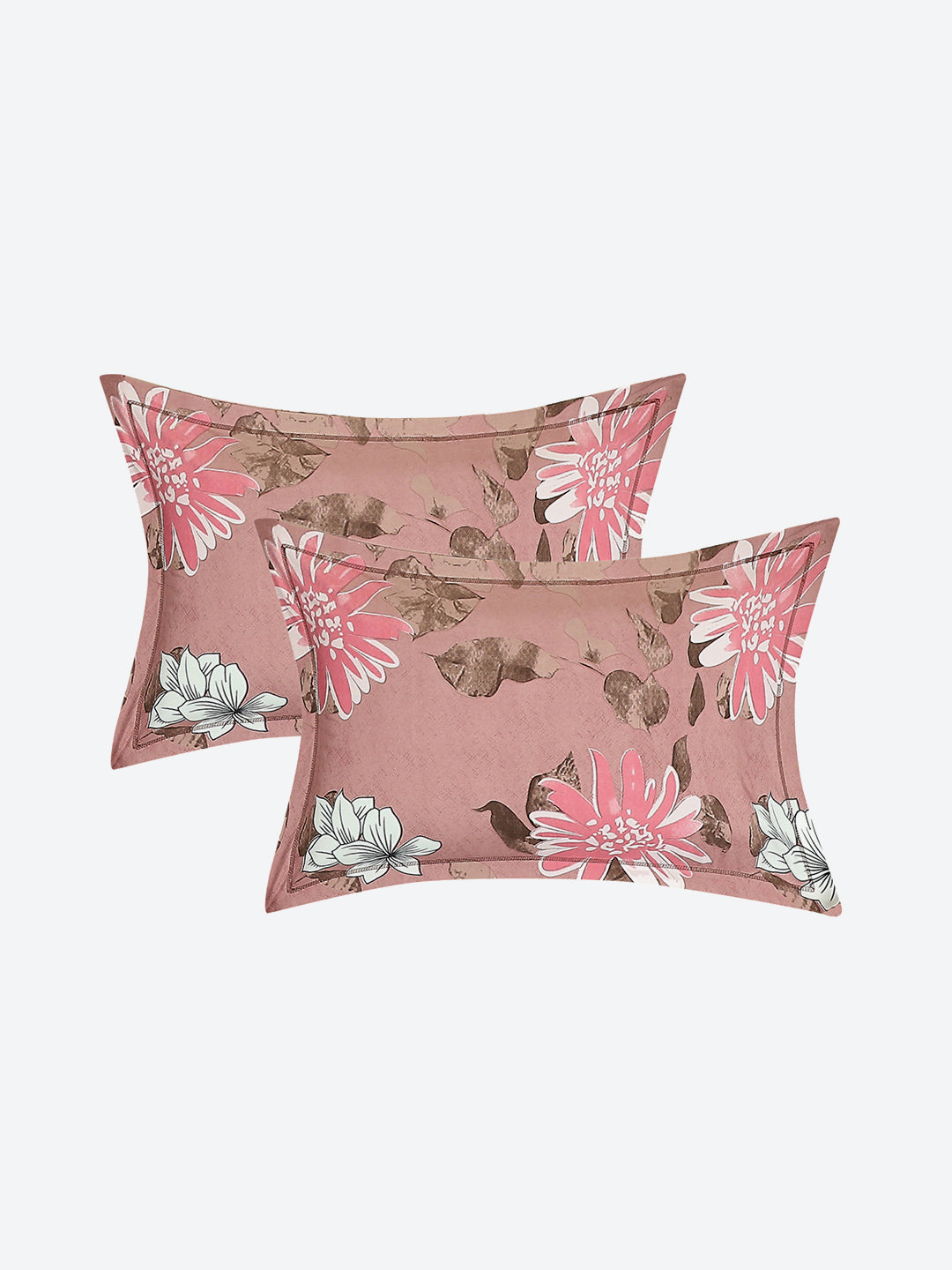 144 TC Cotton Double Bed 1 Bedsheet with 2 Pillow Covers (Fashnik)