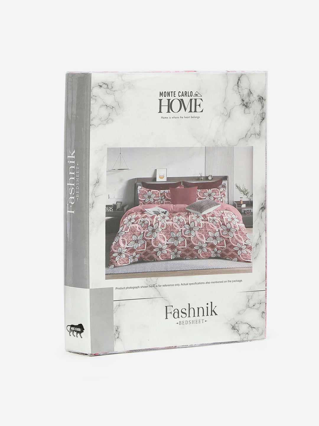 144 TC Cotton Double Bed 1 Bedsheet with 2 Pillow Covers (Fashnik)