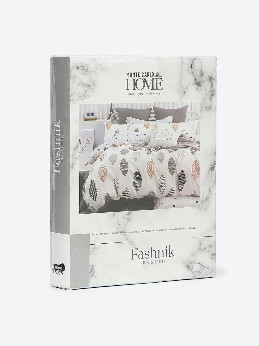 144 TC Cotton Double Bed 1 Bedsheet with 2 Pillow Covers (Fashnik)