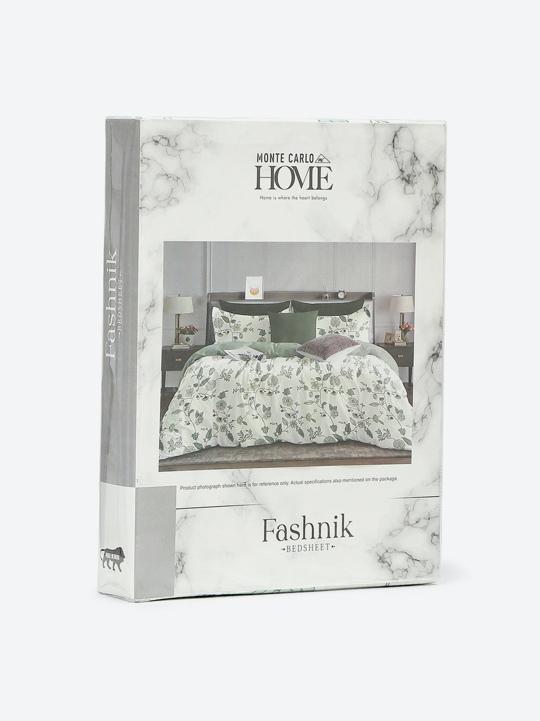 144 TC Cotton Double Bed 1 Bedsheet with 2 Pillow Covers (Fashnik)