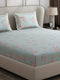 130 GSM Polyester Double Bed 1 Bedsheet with 2 Pillow Covers (Vibrant)