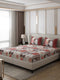 130 GSM Polyester Double Bed 1 Bedsheet with 2 Pillow Covers (Vibrant)