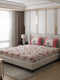 130 GSM Polyester Double Bed 1 Bedsheet with 2 Pillow Covers (Vibrant)