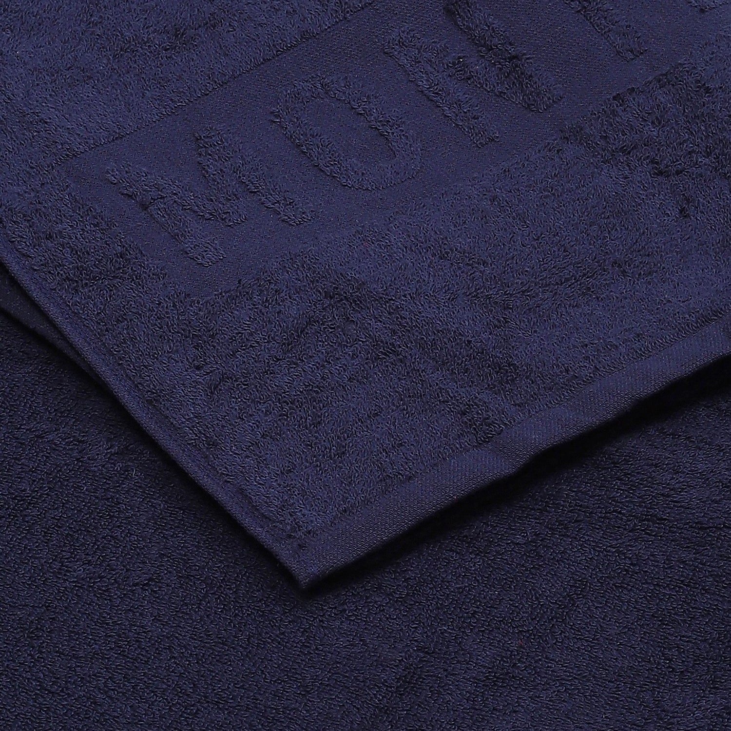 Navy Blue Cotton 525 GSM Bath Towel