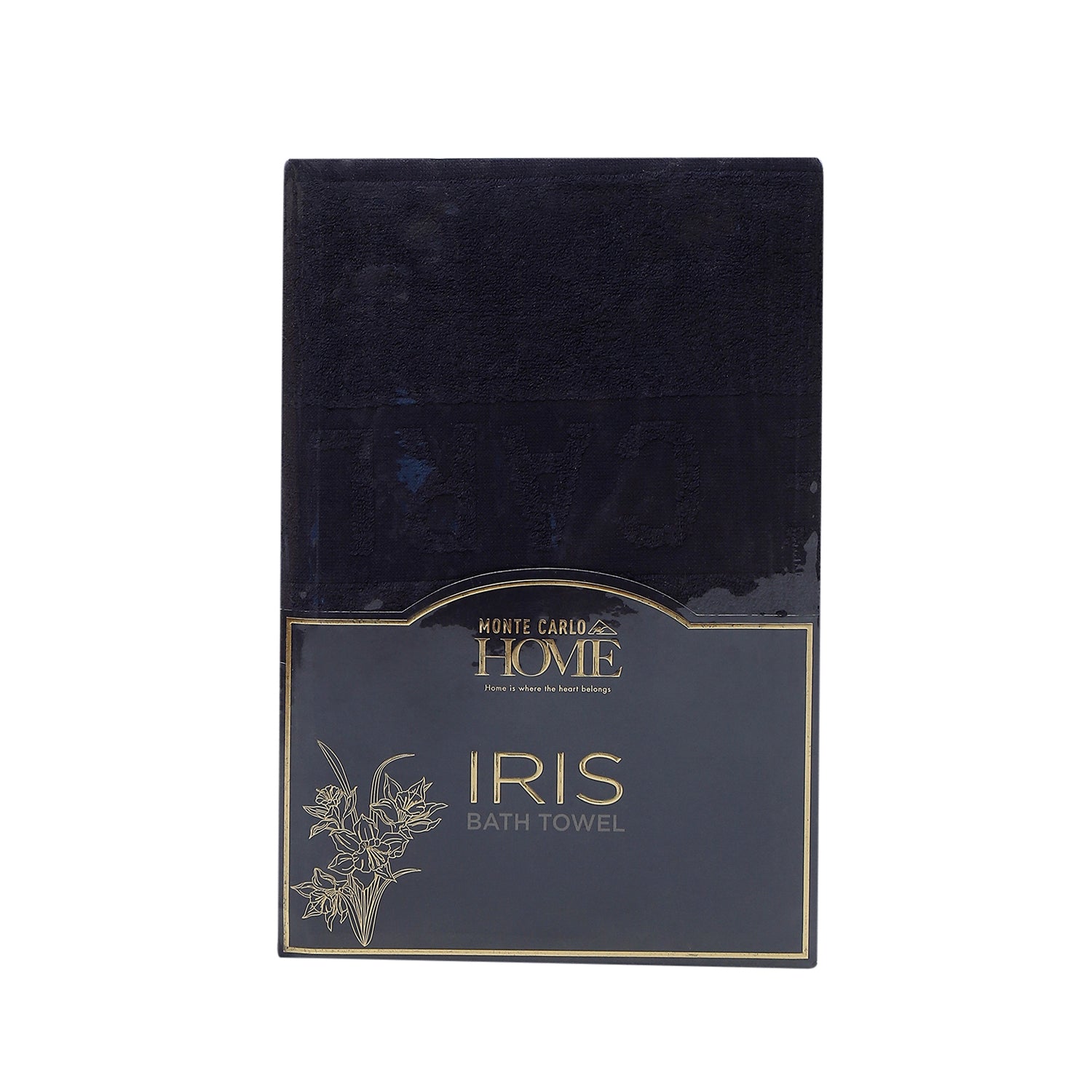 Navy Blue Cotton 525 GSM Bath Towel