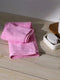 Pink Solid Pure Cotton 350 GSM Bath Towel (Oslo)