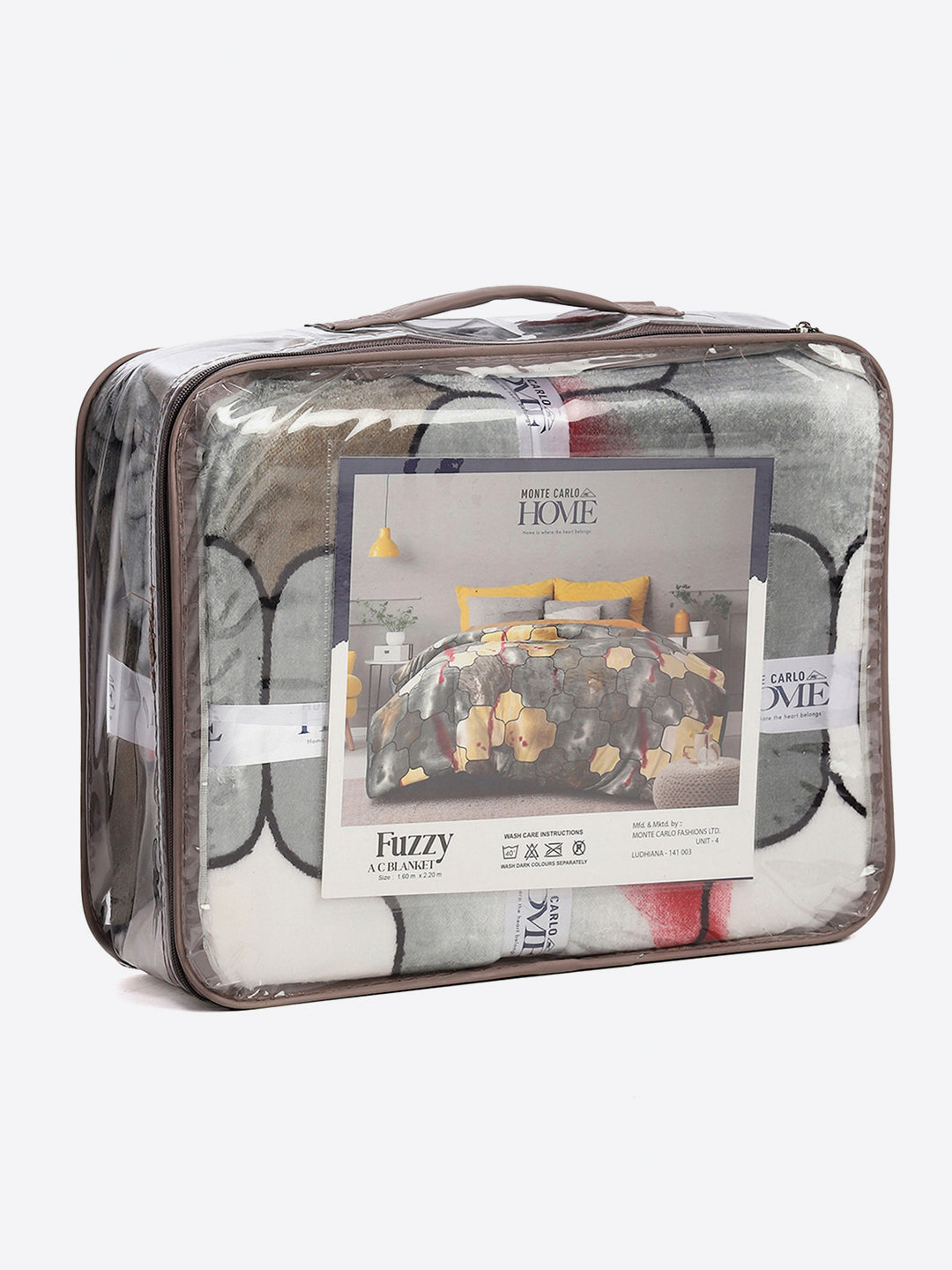 Printed Single Bed 233 GSM Blanket for AC Room - (Fuzzy)