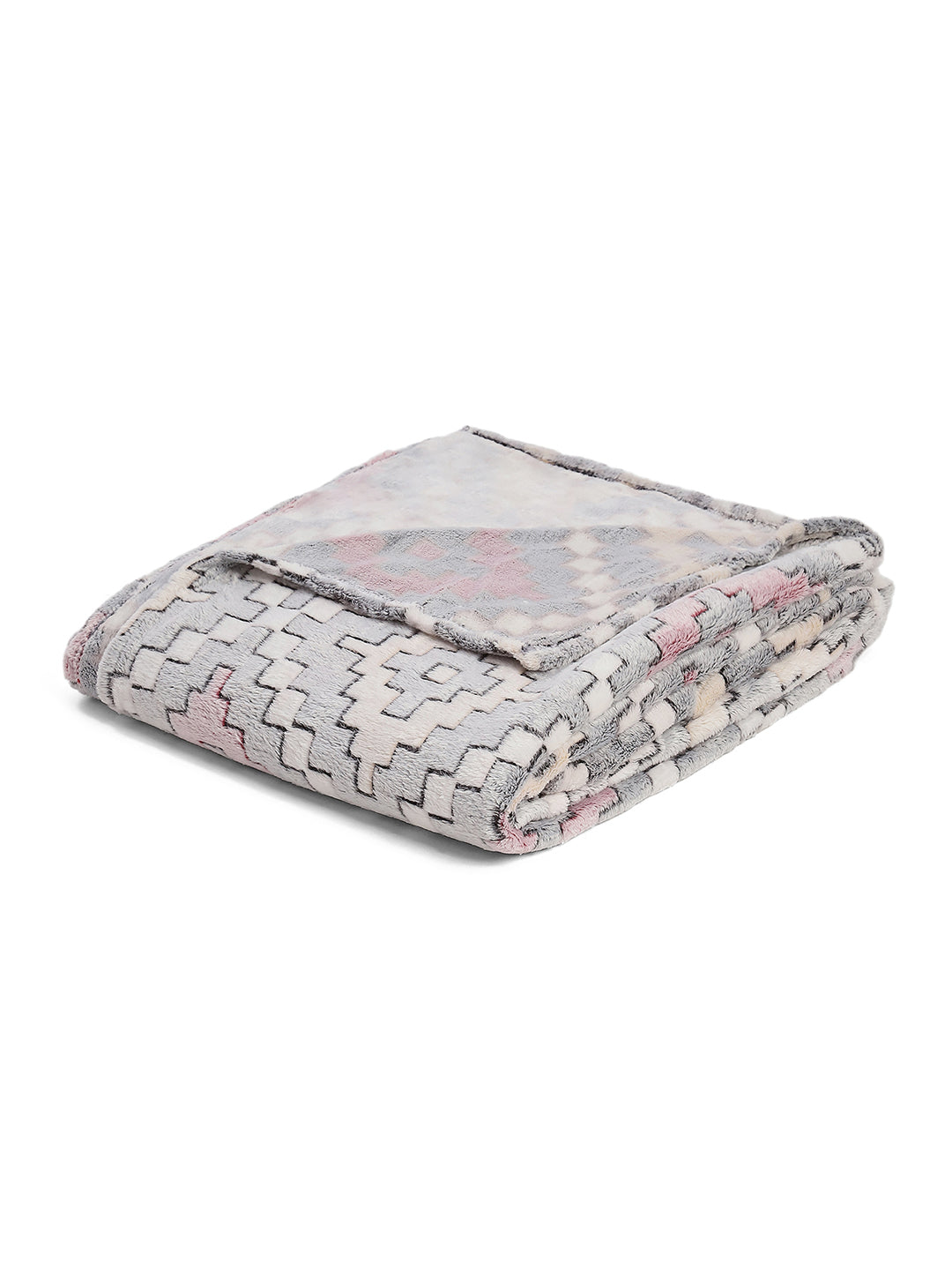 Printed Single Bed 300 GSM Blanket for AC Room - (Kaira)