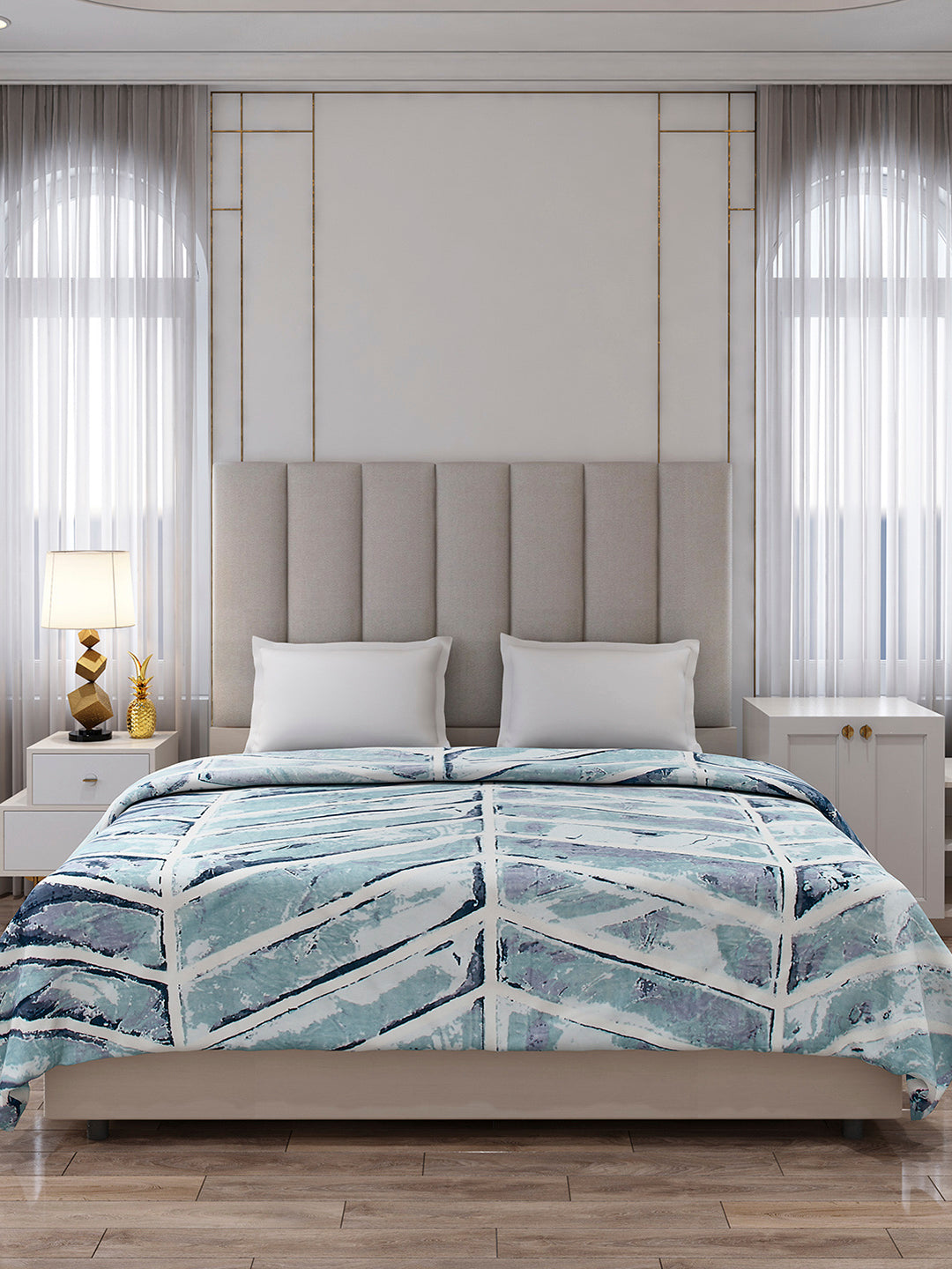 Printed Double Bed 300 GSM Blanket for AC Room - (Legacy)