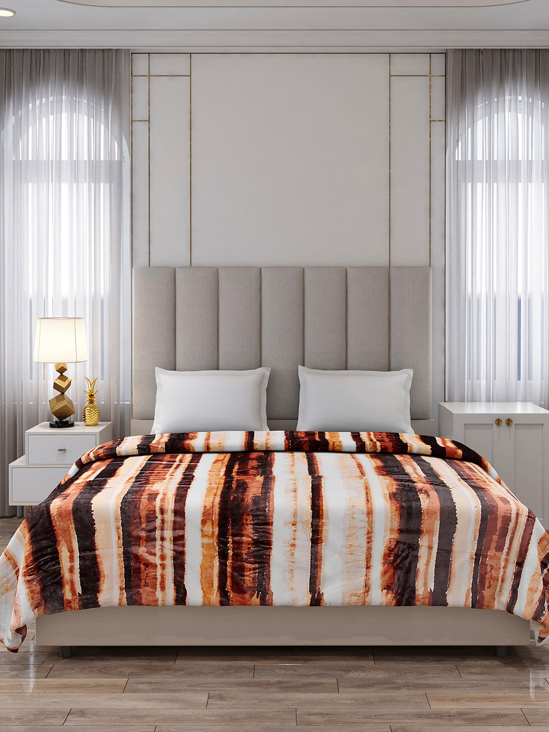 Printed Double Bed 300 GSM Blanket for AC Room - (Legacy)