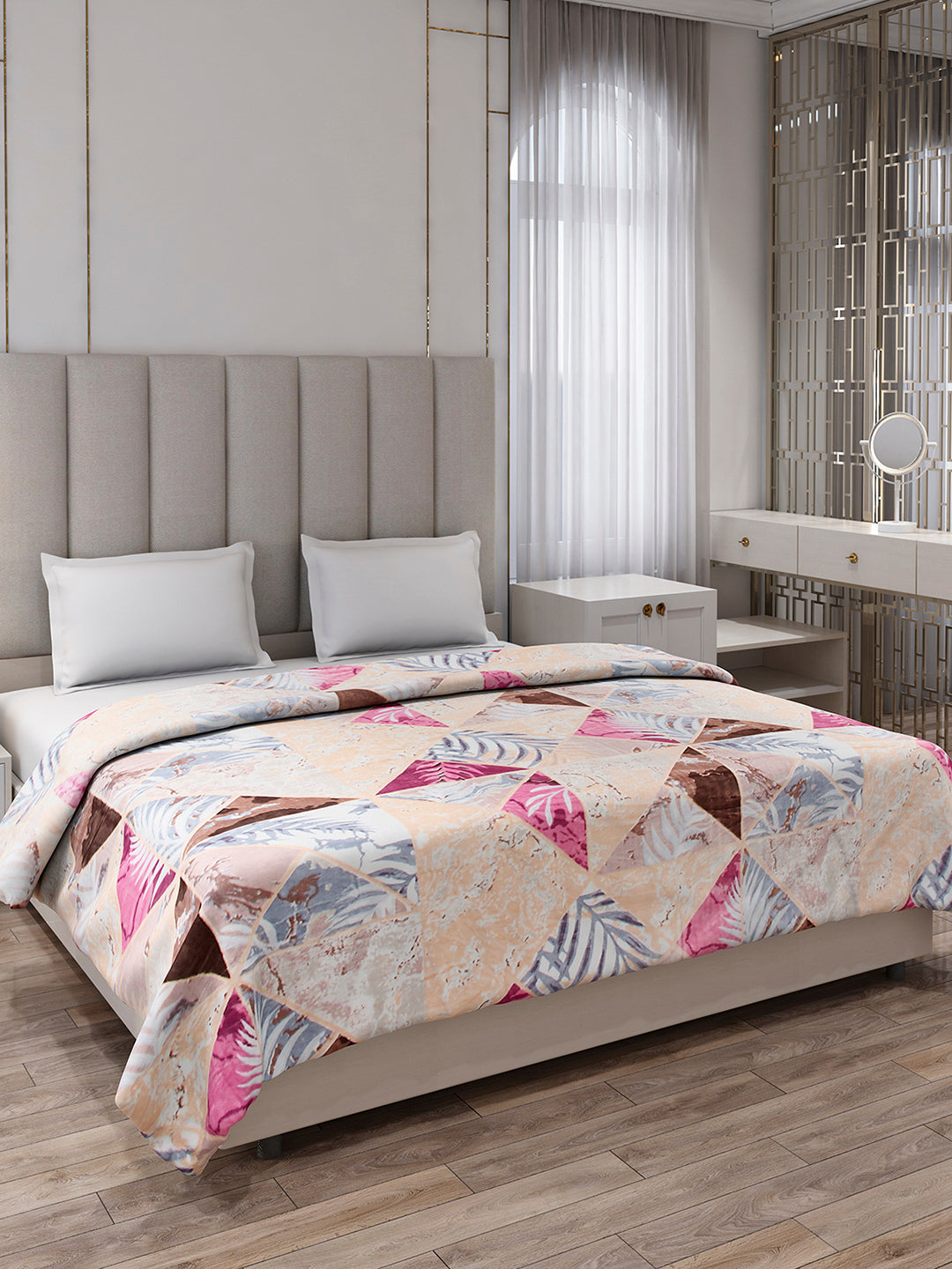 Printed Double Bed 300 GSM Blanket for AC Room - (Legacy)