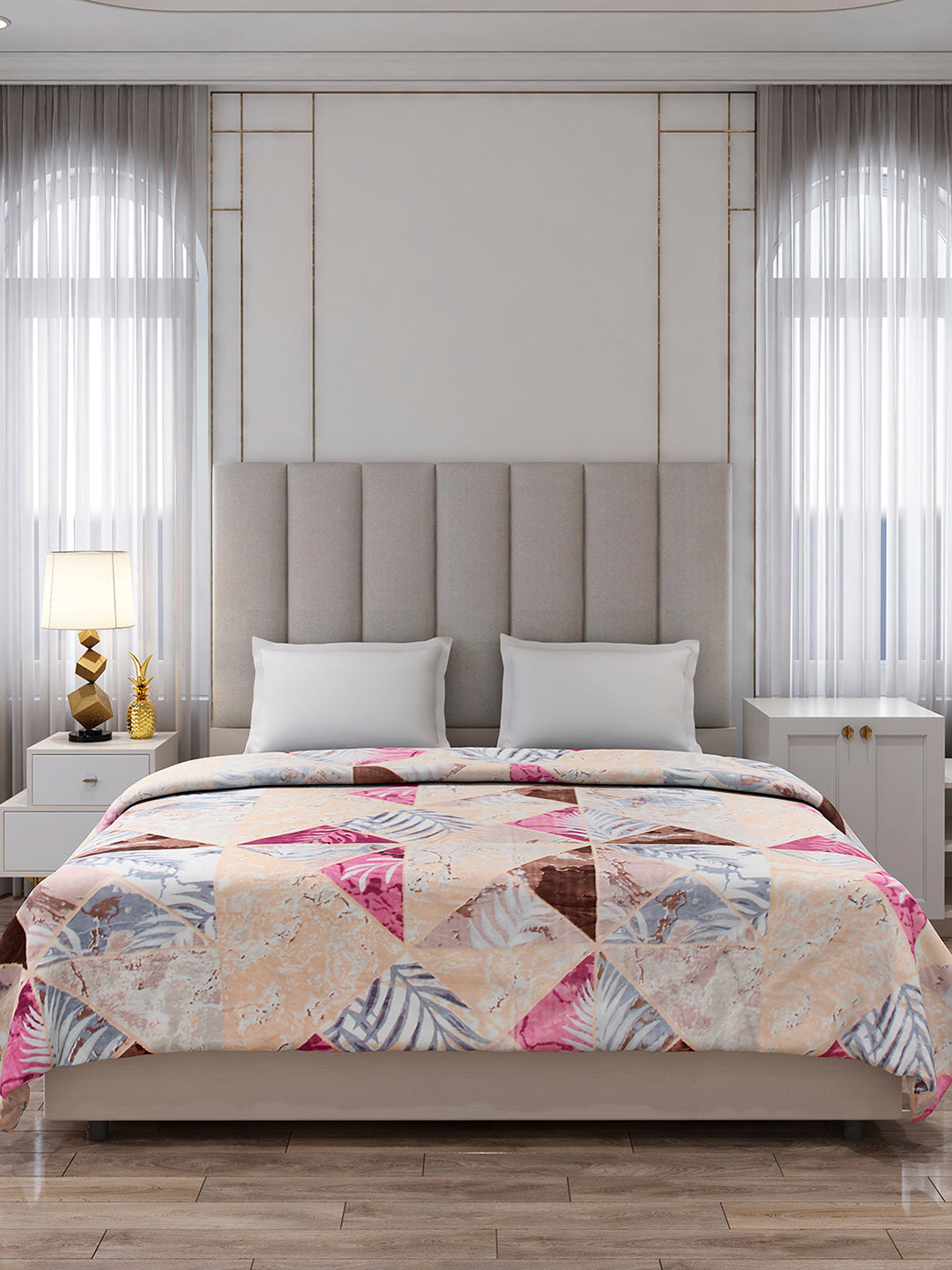 Printed Double Bed 300 GSM Blanket for AC Room - (Legacy)