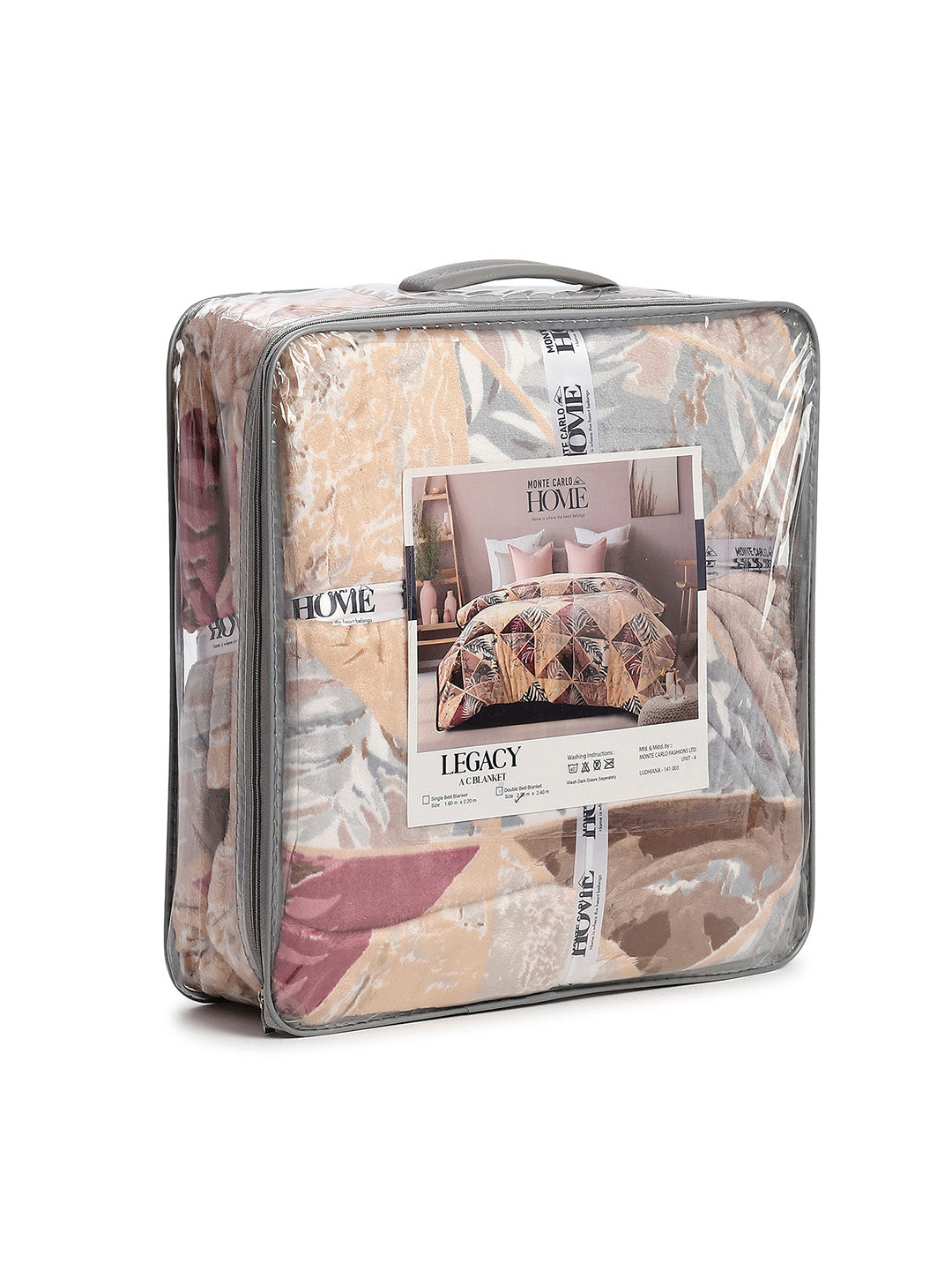 Printed Double Bed 300 GSM Blanket for AC Room - (Legacy)