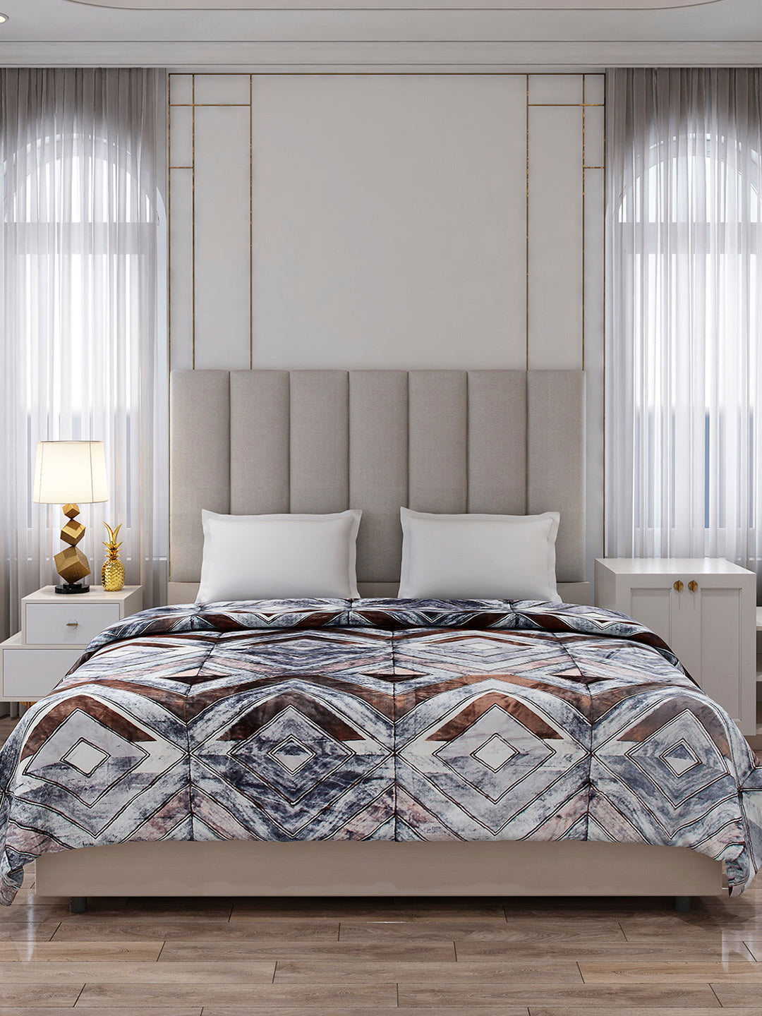 Printed Double Bed 300 GSM Blanket for AC Room - (Legacy)