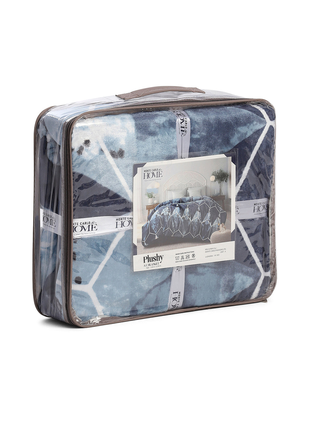 Printed Double Bed 233 GSM Blanket for AC Room - (Plushy)