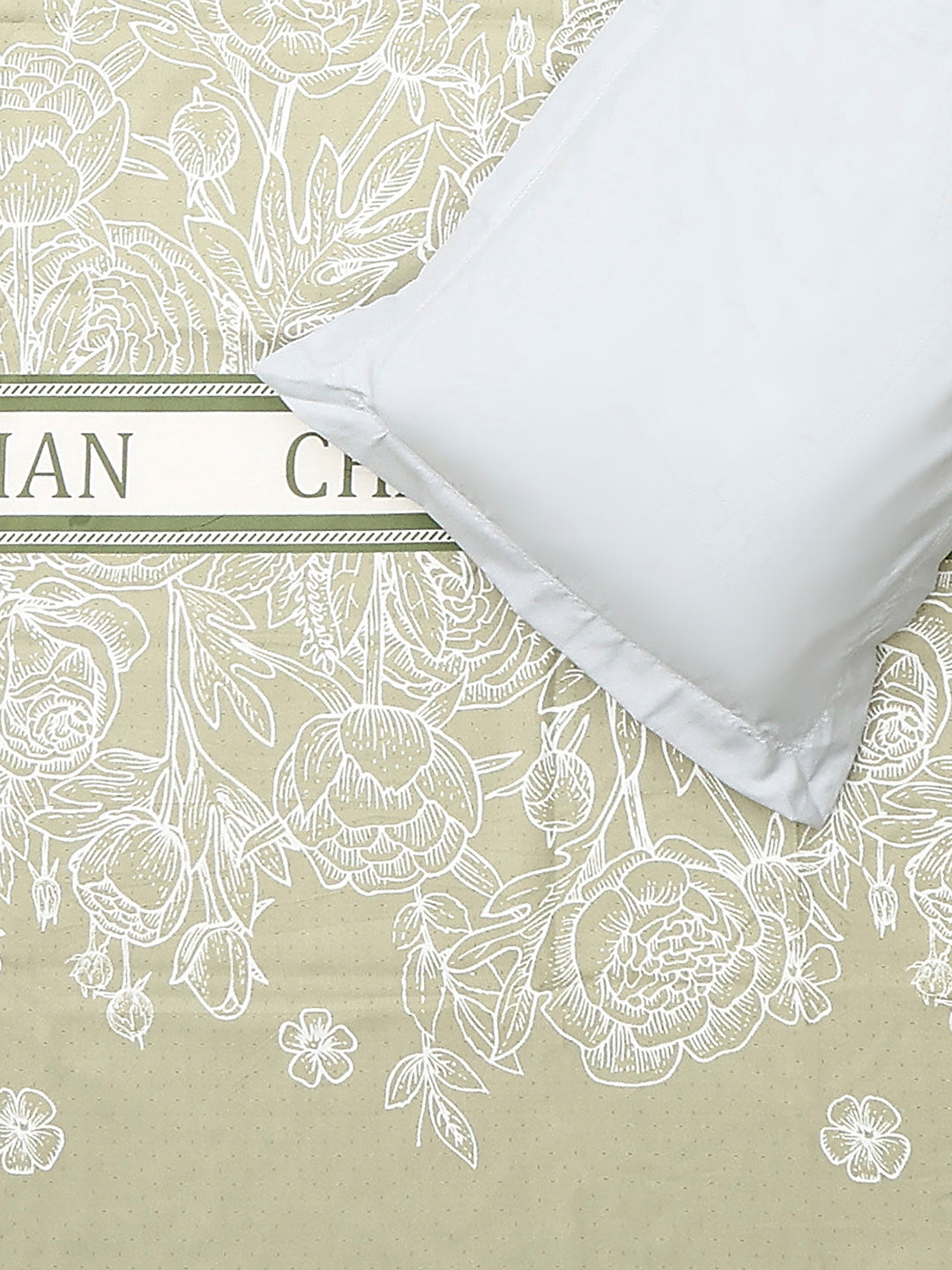 110 GSM Polyester Double Bed 1 Bedsheet with 2 Pillow Cover (Aromatica)
