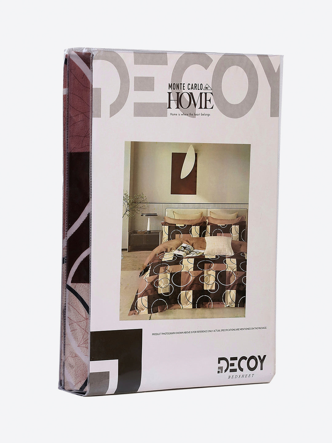 130 GSM Polyester Single Bedsheet with 1 Pillow Cover (Decoy)