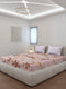 130 GSM Polyester King Size 1 Bedsheet with 2 Pillow Covers (Edmond)