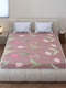130 GSM Polyester King Size 1 Bedsheet with 2 Pillow Covers (Edmond)