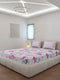 130 GSM Polyester King Size 1 Bedsheet with 2 Pillow Covers (Edmond)