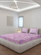 130 GSM Polyester King Size 1 Bedsheet with 2 Pillow Covers (Edmond)
