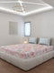 130 GSM Polyester King Size 1 Bedsheet with 2 Pillow Covers (Edmond)