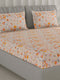 130 GSM Polyester Double Bed 1 Bedsheet with 2 Pillow Covers (Fashnik)