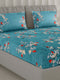 130 GSM Polyester Double Bed 1 Bedsheet with 2 Pillow Covers (Fashnik)