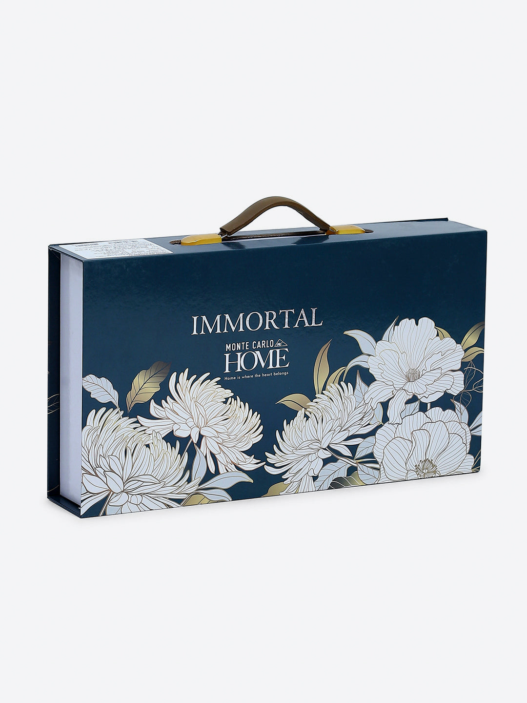 130 GSM Polyester Double Bed 1 Bedsheet with 2 Pillow Cover (Immortal)