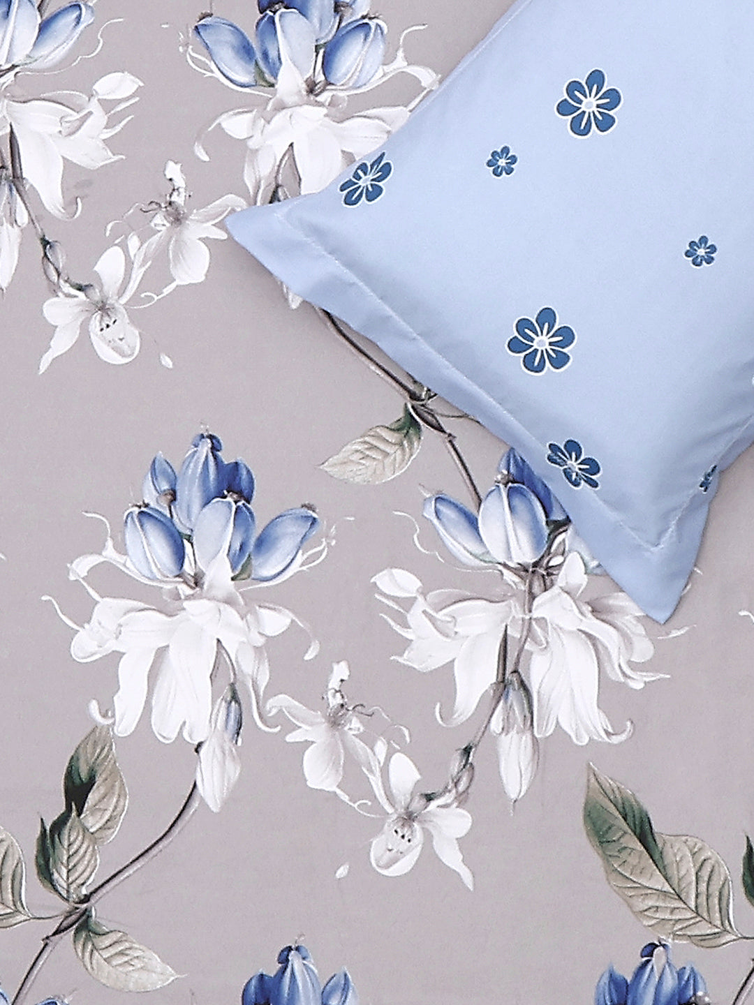 130 GSM Polyester Double Bed 1 Bedsheet with 2 Pillow Cover (Immortal)