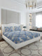 120 GSM Polyester Queen Size 1 Bedsheet with 2 Pillow Covers (Occasion)