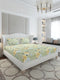 120 GSM Polyester Queen Size 1 Bedsheet with 2 Pillow Covers (Occasion)