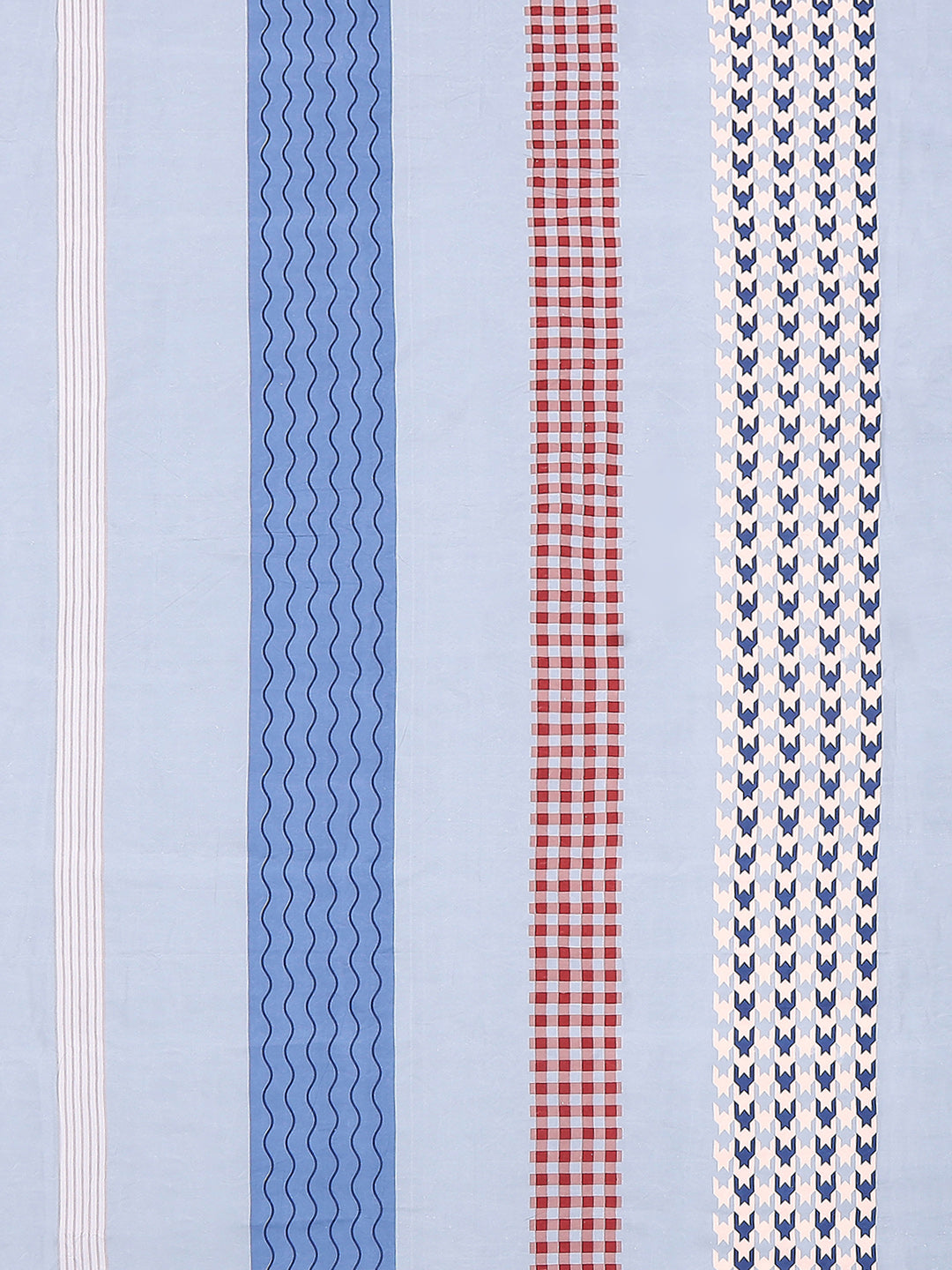 120 GSM Polyester Queen Size 1 Bedsheet with 2 Pillow Covers (Occasion)