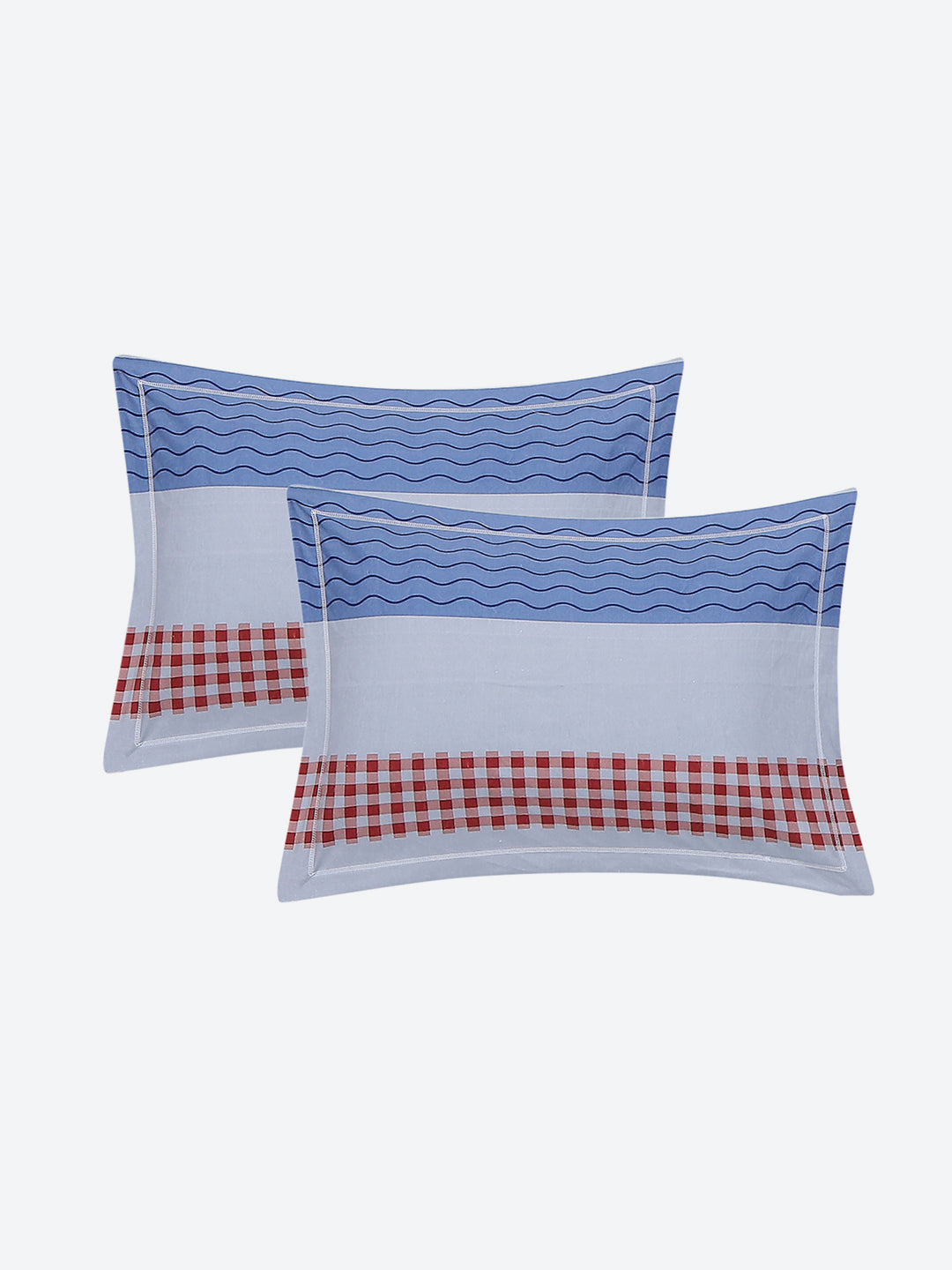 120 GSM Polyester Queen Size 1 Bedsheet with 2 Pillow Covers (Occasion)