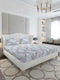 120 GSM Polyester Queen Size 1 Bedsheet with 2 Pillow Covers (Occasion)