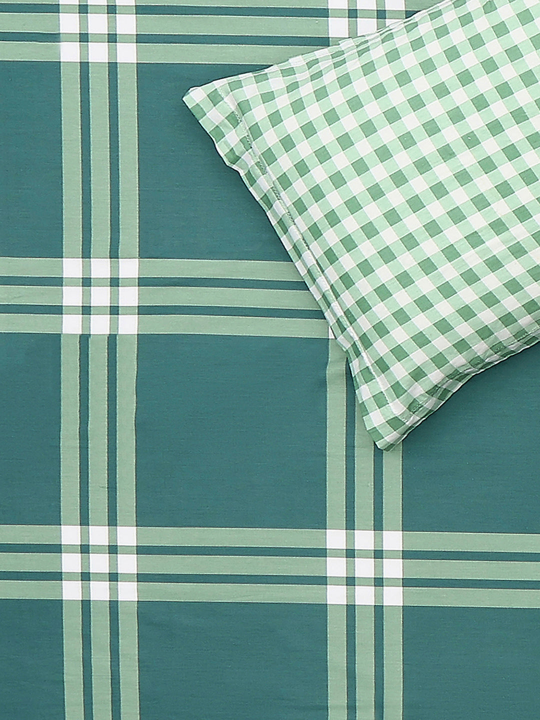 210 TC Cotton Double Bed 1 Bedsheet with 2 Pillow Covers (Ramona)