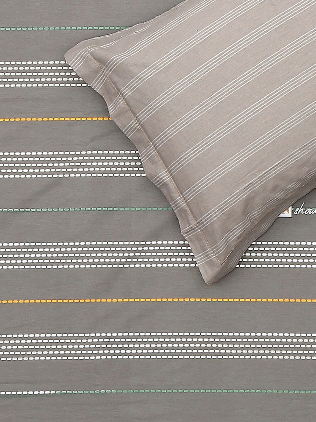 210 TC Cotton Double Bed 1 Bedsheet with 2 Pillow Covers (Ramona)