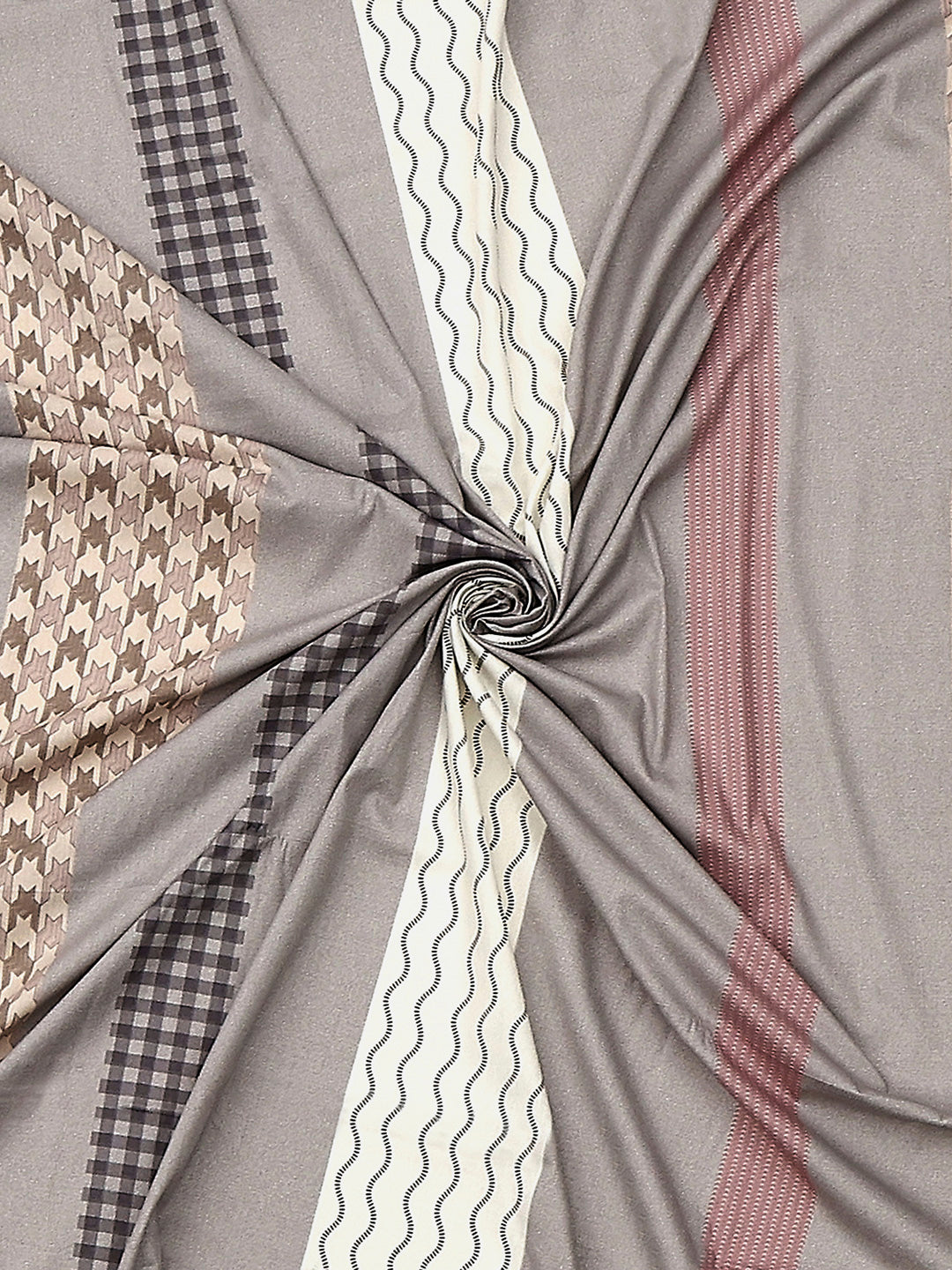 210 TC Cotton Double Bed 1 Bedsheet with 2 Pillow Covers (Ramona)